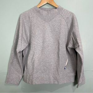 Kit and Ace Light Gray V-Neck Sweatshirt
